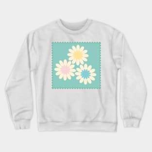 Daisies — Mulit Colored Crewneck Sweatshirt